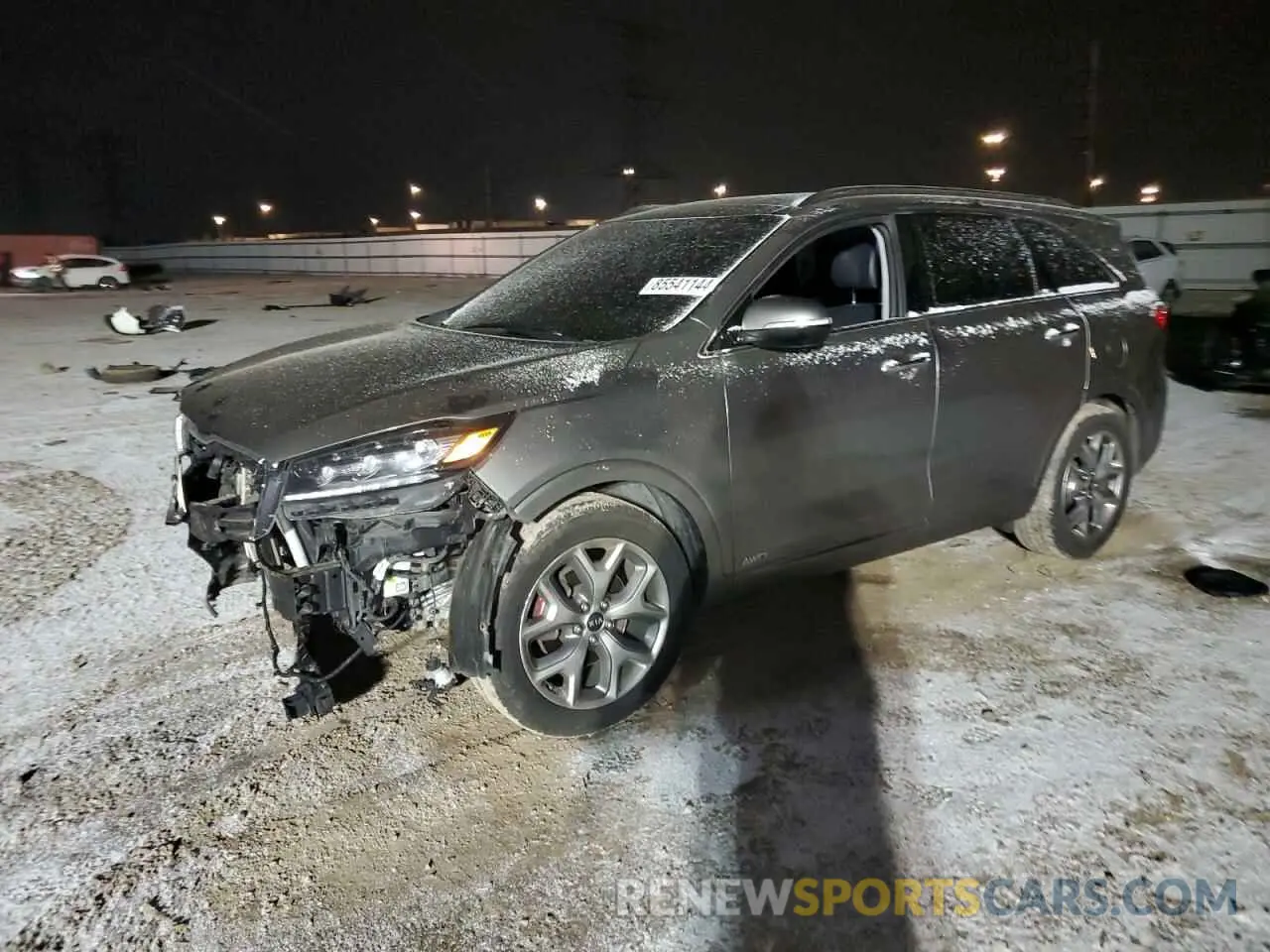 1 Photograph of a damaged car 5XYPKDA59KG514307 KIA SORENTO 2019