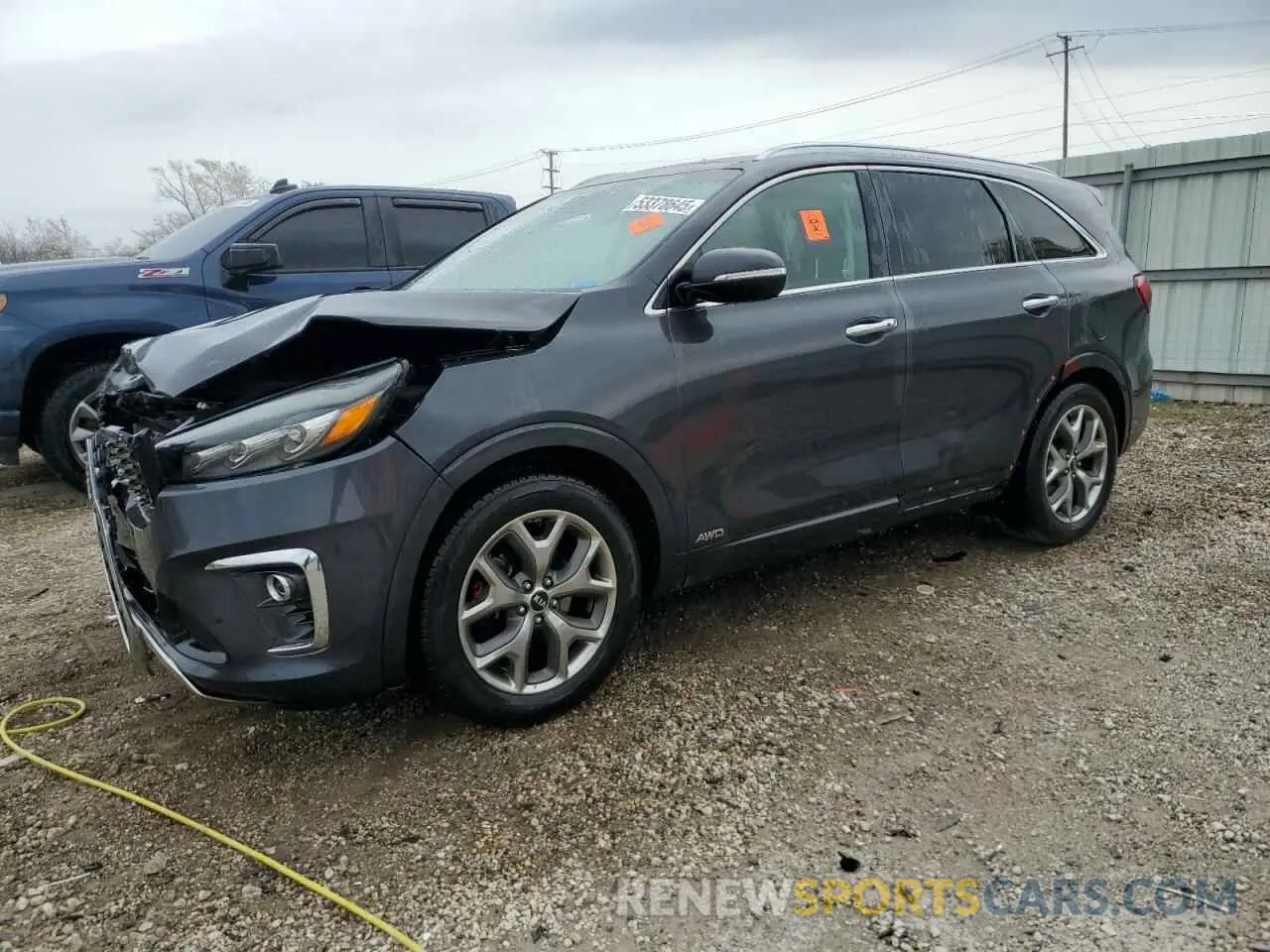 1 Photograph of a damaged car 5XYPKDA5XKG499803 KIA SORENTO 2019