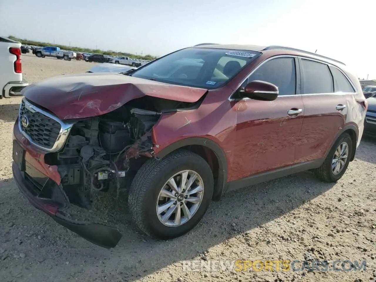 1 Photograph of a damaged car 5XYPG4A31LG675106 KIA SORENTO 2020