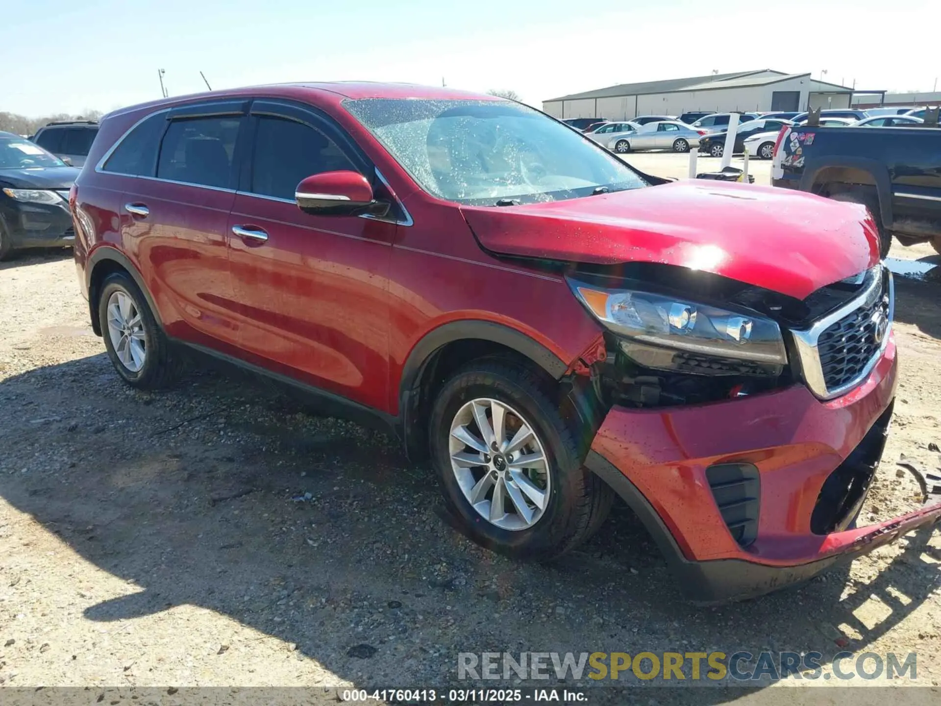 1 Photograph of a damaged car 5XYPG4A31LG684906 KIA SORENTO 2020