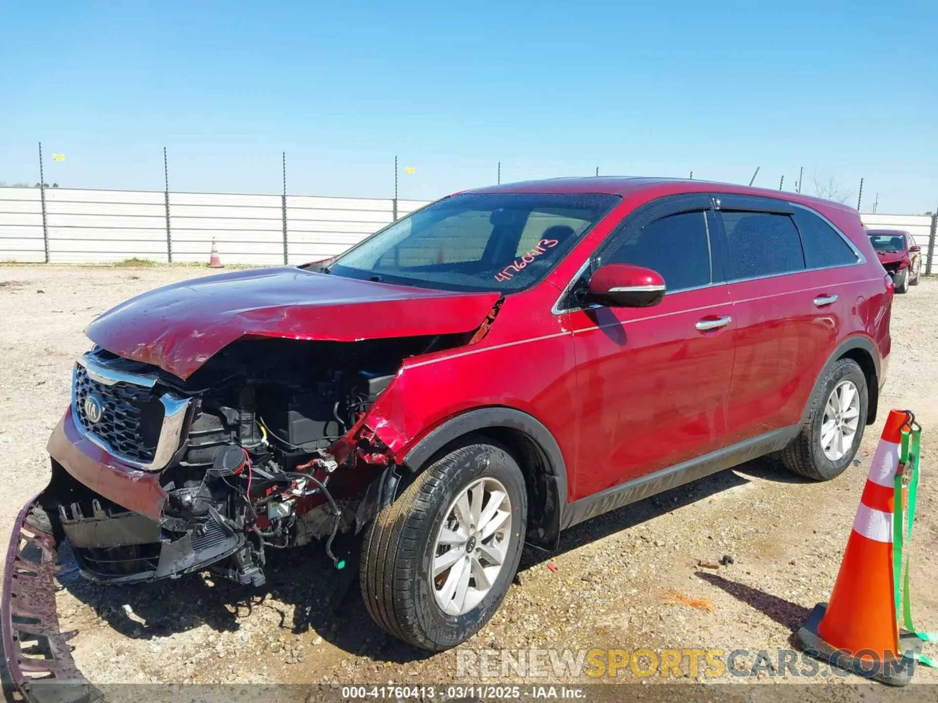 2 Photograph of a damaged car 5XYPG4A31LG684906 KIA SORENTO 2020