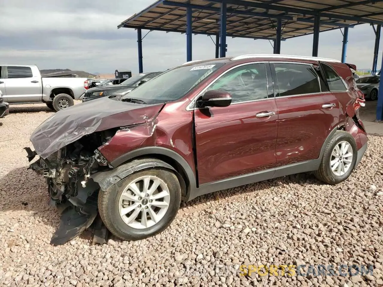 1 Photograph of a damaged car 5XYPG4A32LG637142 KIA SORENTO 2020