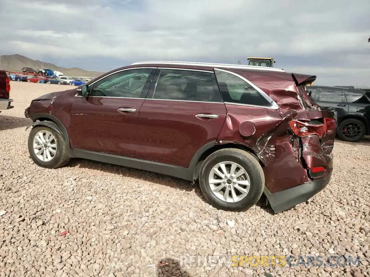 2 Photograph of a damaged car 5XYPG4A32LG637142 KIA SORENTO 2020