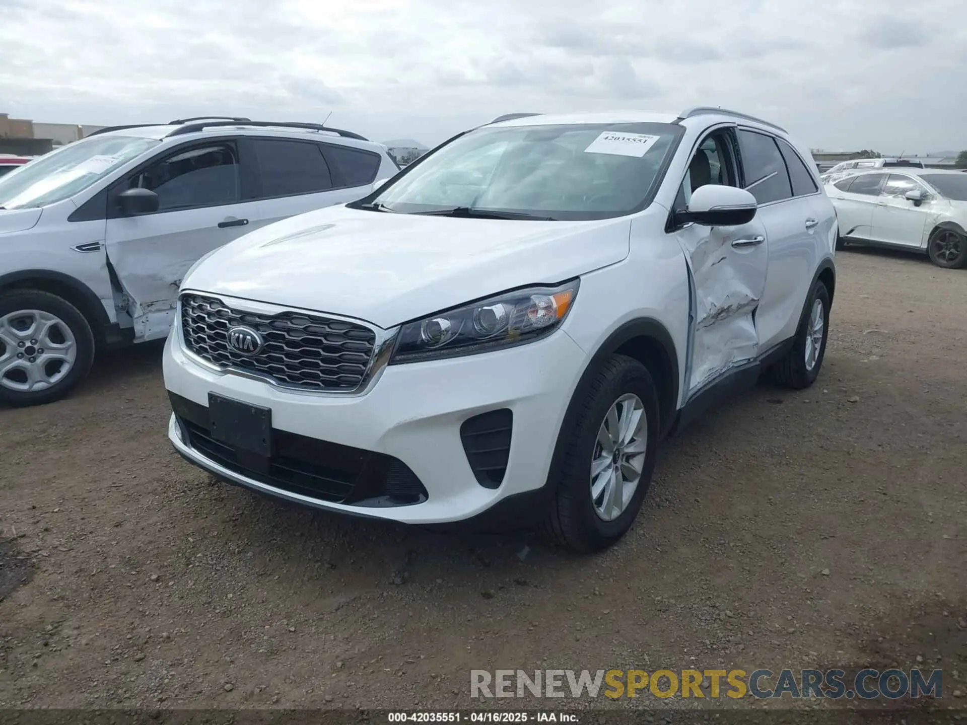 2 Photograph of a damaged car 5XYPG4A32LG642891 KIA SORENTO 2020