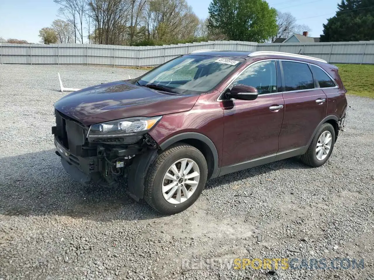 1 Photograph of a damaged car 5XYPG4A32LG661876 KIA SORENTO 2020