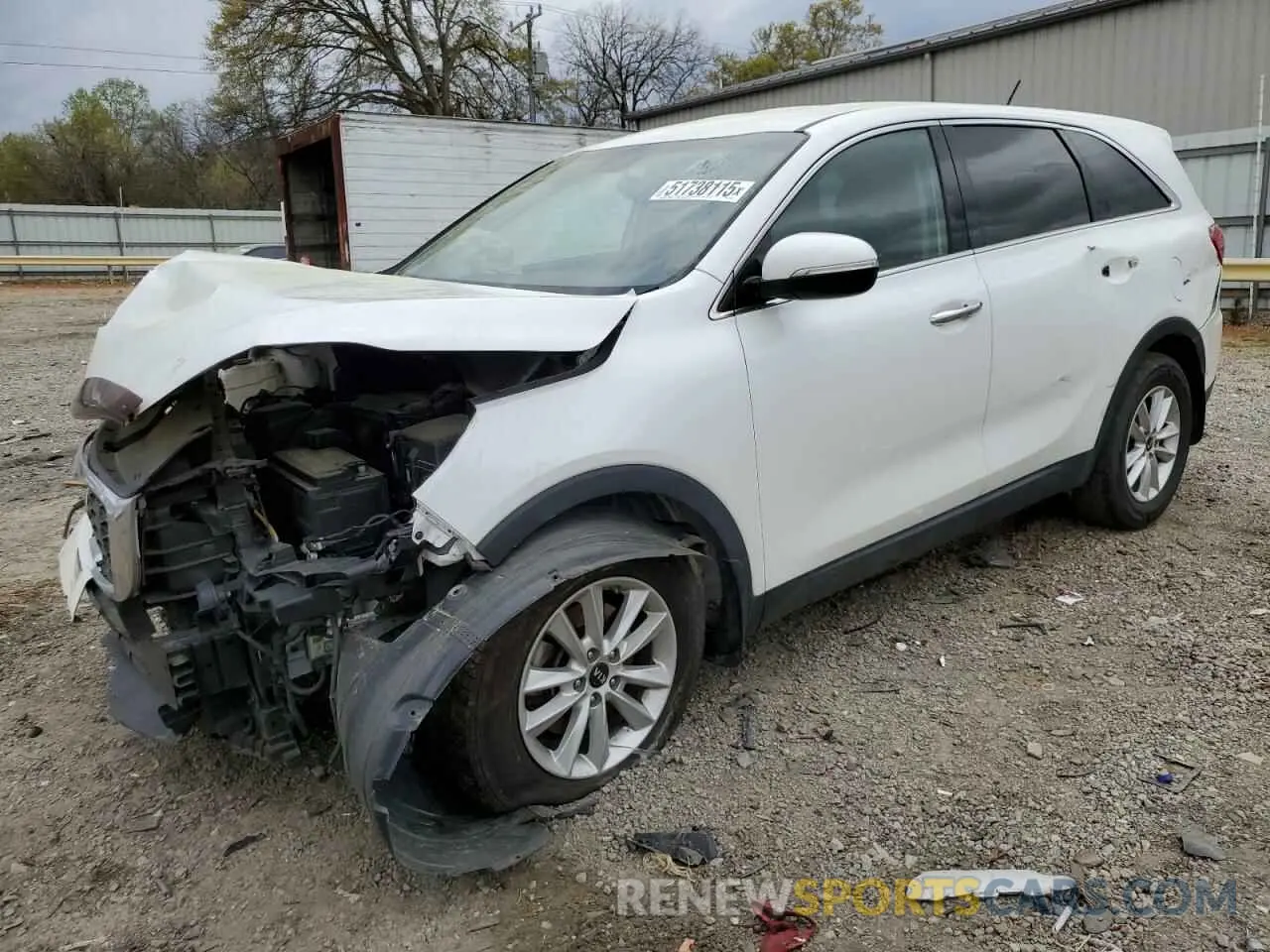 1 Photograph of a damaged car 5XYPG4A33LG656847 KIA SORENTO 2020