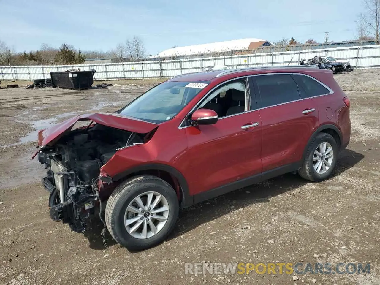 1 Photograph of a damaged car 5XYPG4A35LG680616 KIA SORENTO 2020