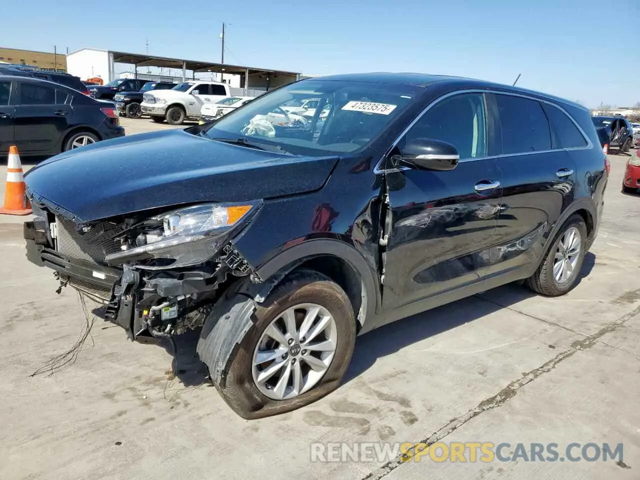 1 Photograph of a damaged car 5XYPG4A35LG694726 KIA SORENTO 2020