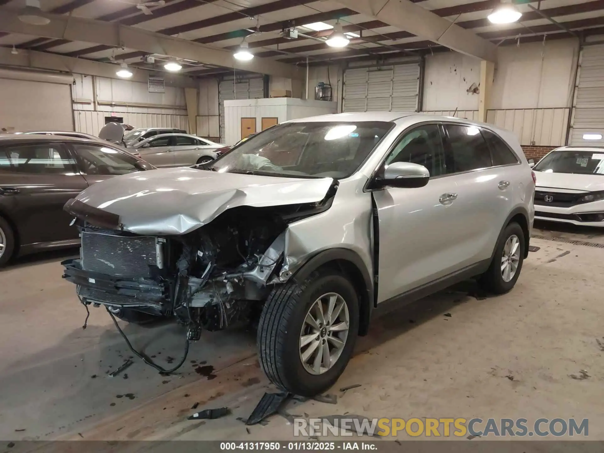 2 Photograph of a damaged car 5XYPG4A37LG652560 KIA SORENTO 2020