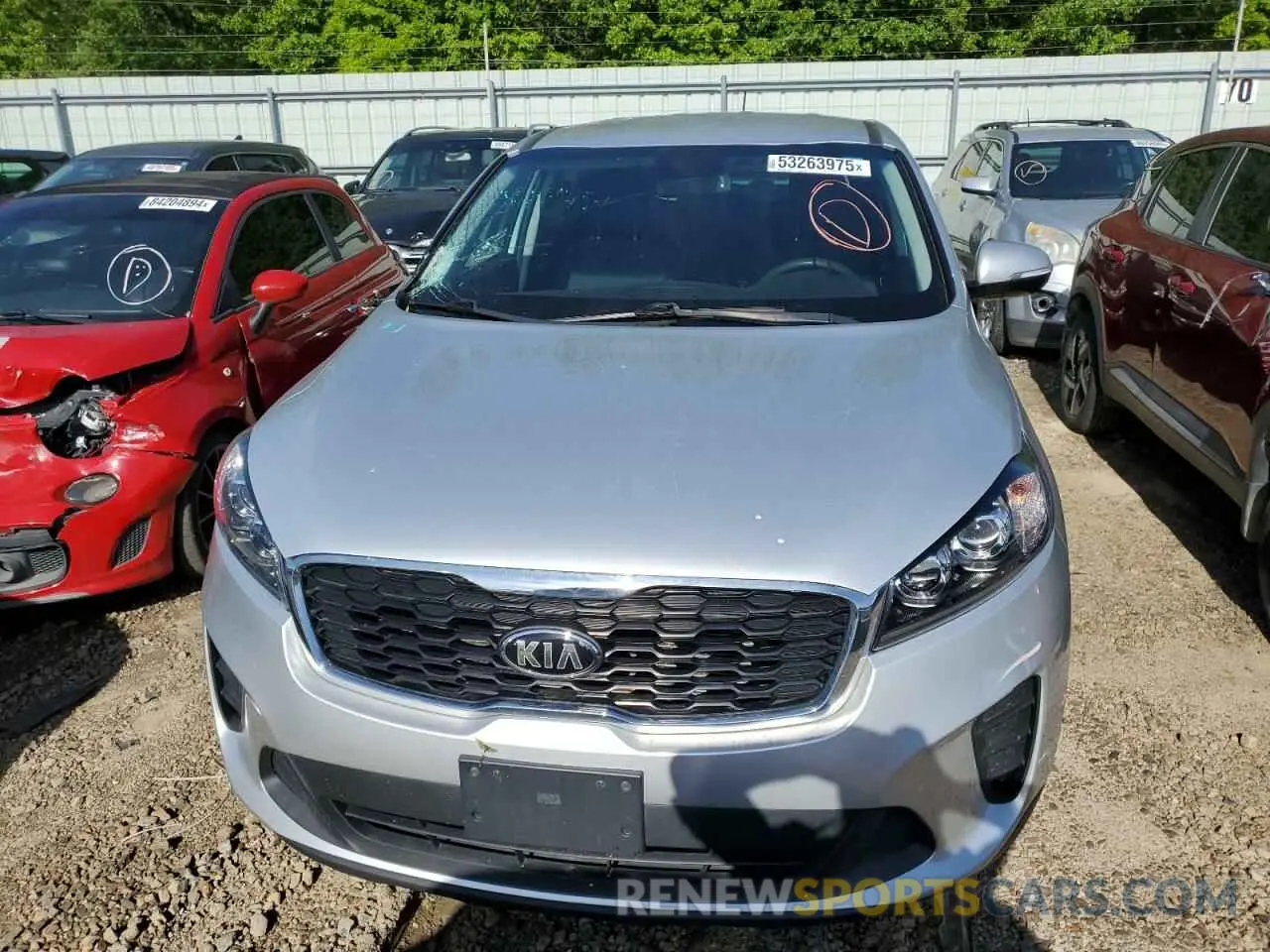 5 Photograph of a damaged car 5XYPG4A38LG687673 KIA SORENTO 2020