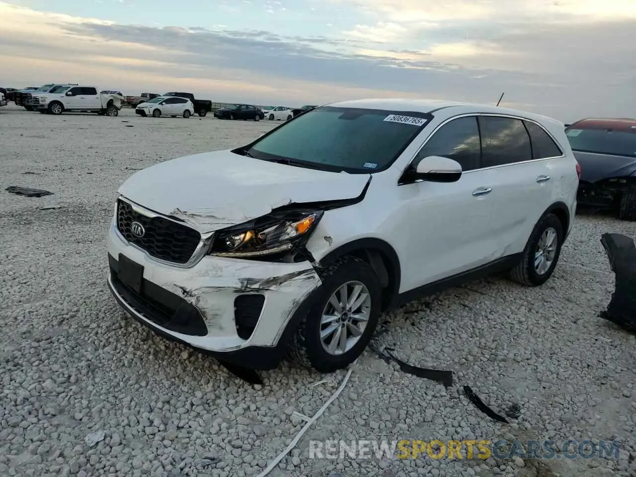 1 Photograph of a damaged car 5XYPG4A39LG644010 KIA SORENTO 2020