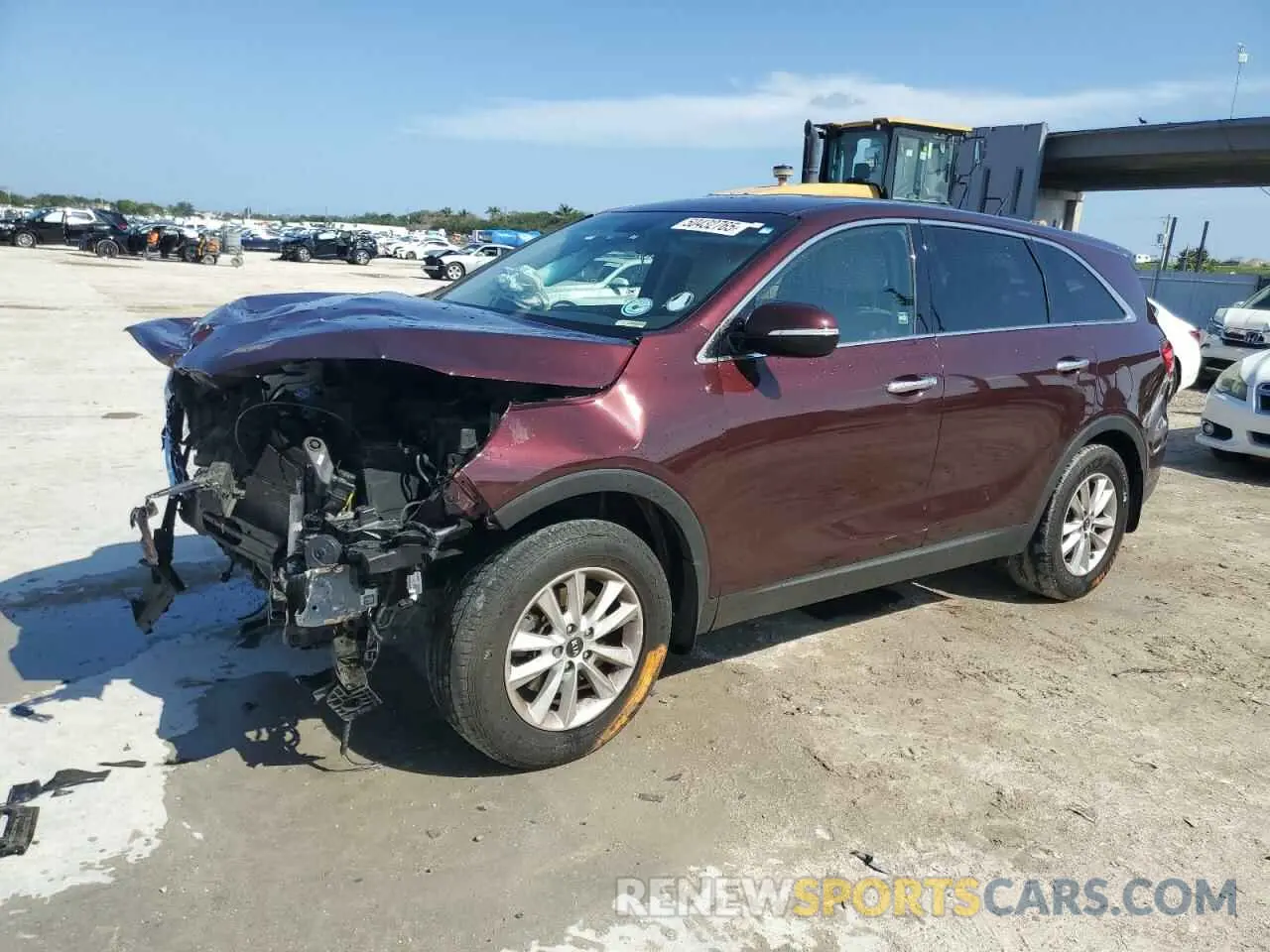 1 Photograph of a damaged car 5XYPG4A3XLG701329 KIA SORENTO 2020