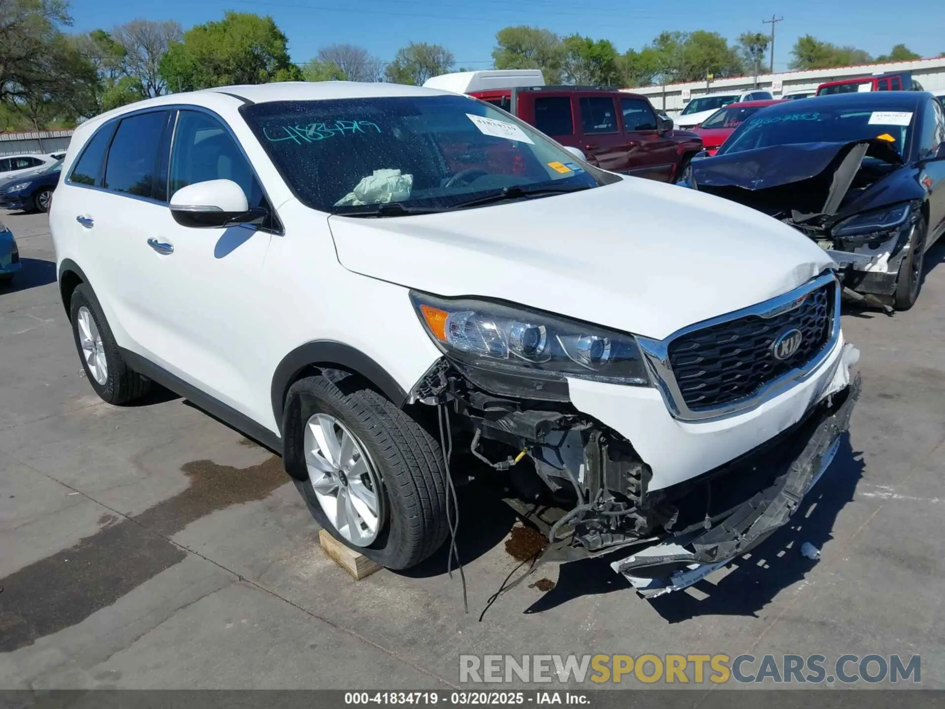 1 Photograph of a damaged car 5XYPG4A51LG622181 KIA SORENTO 2020