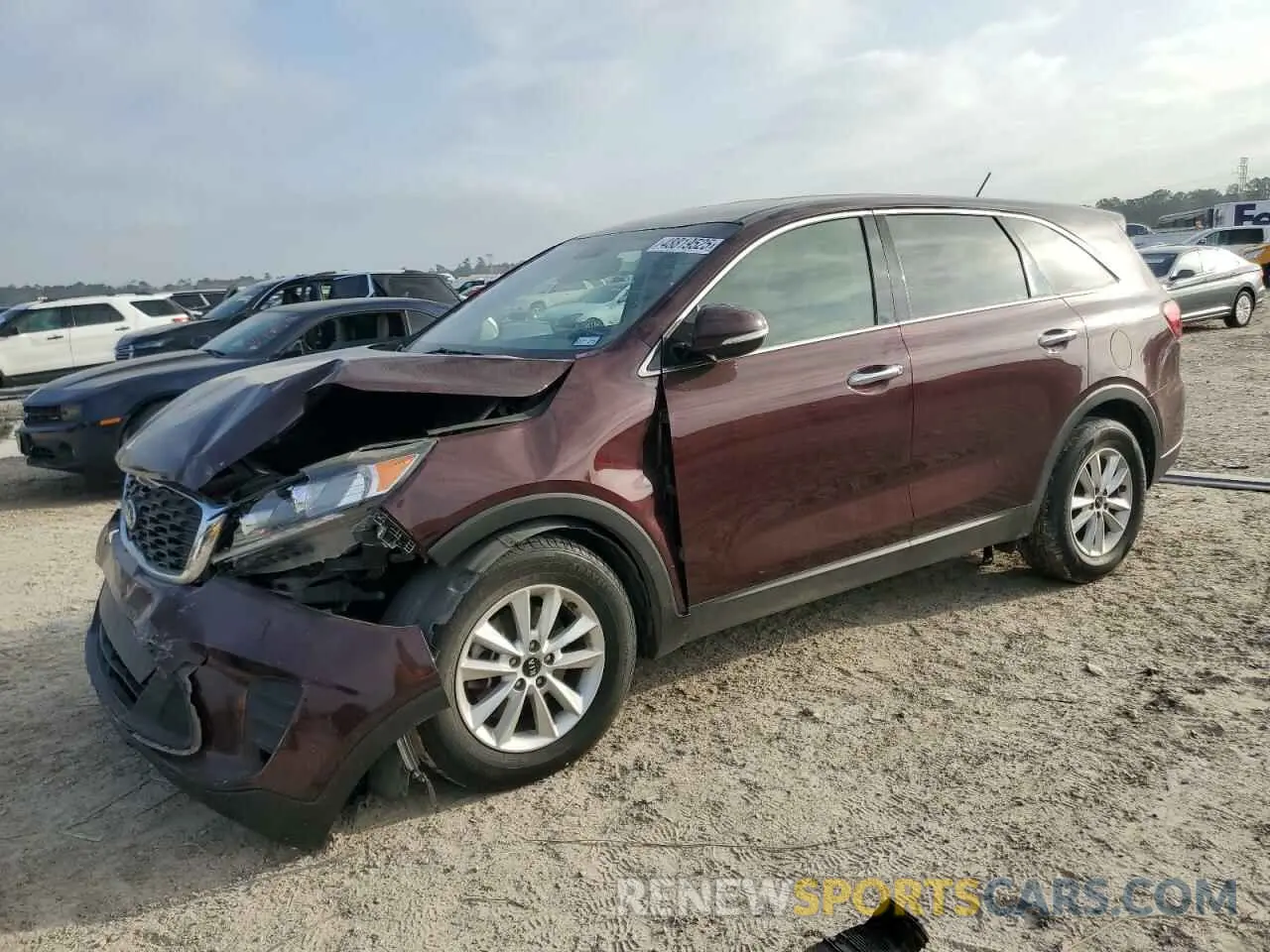 1 Photograph of a damaged car 5XYPG4A53LG622408 KIA SORENTO 2020
