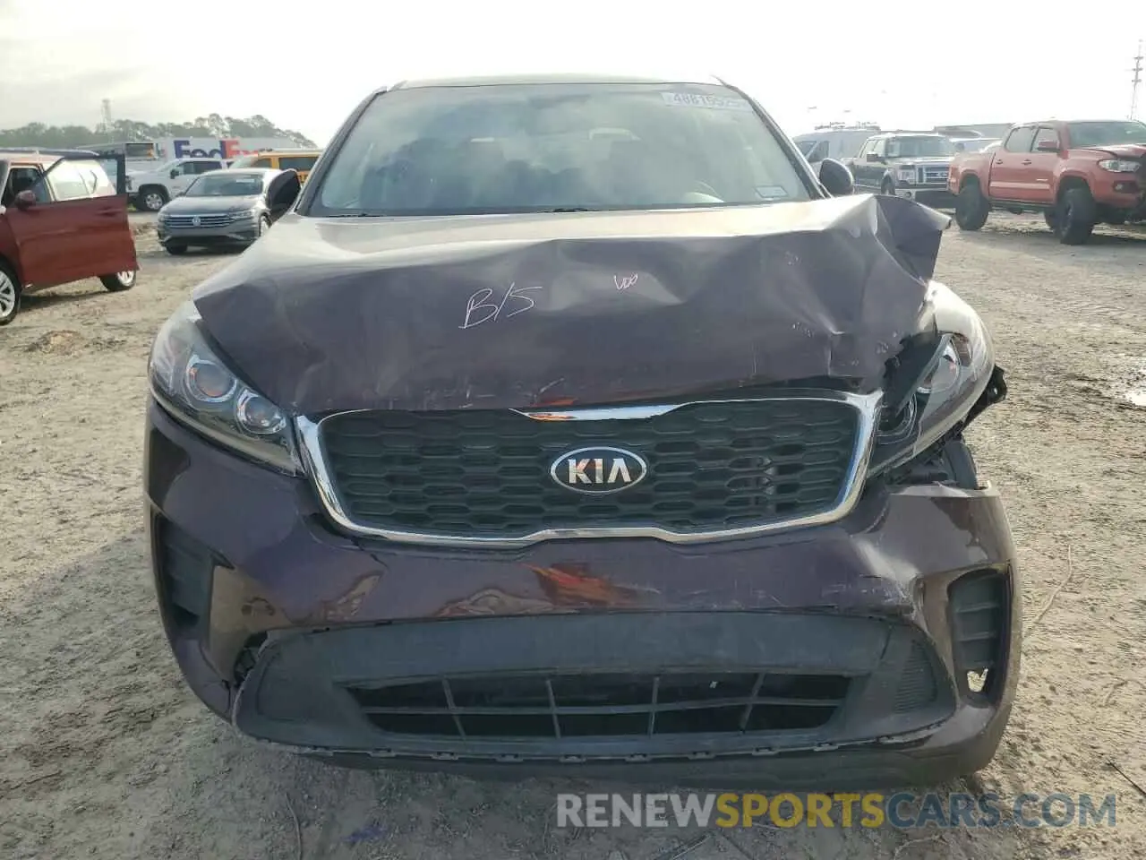 5 Photograph of a damaged car 5XYPG4A53LG622408 KIA SORENTO 2020