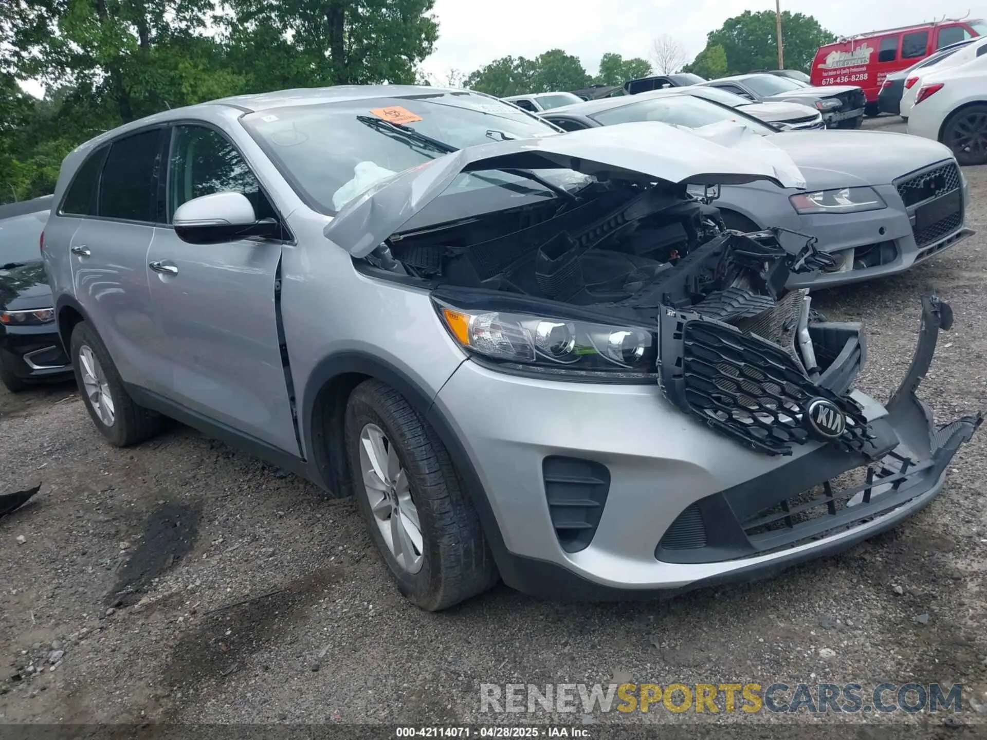 1 Photograph of a damaged car 5XYPG4A53LG645364 KIA SORENTO 2020