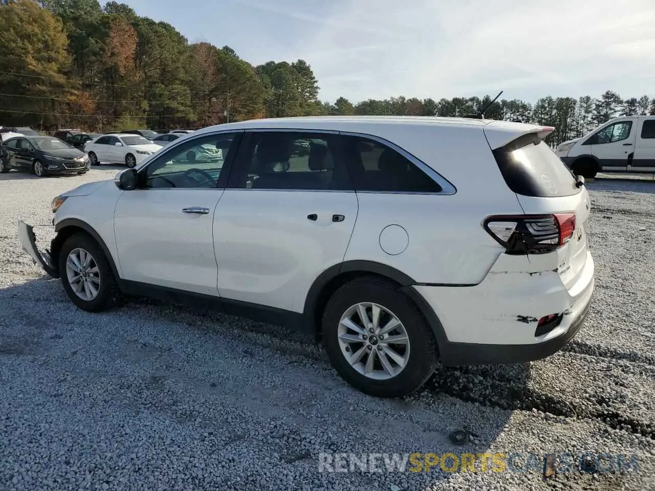 2 Photograph of a damaged car 5XYPG4A54LG620991 KIA SORENTO 2020