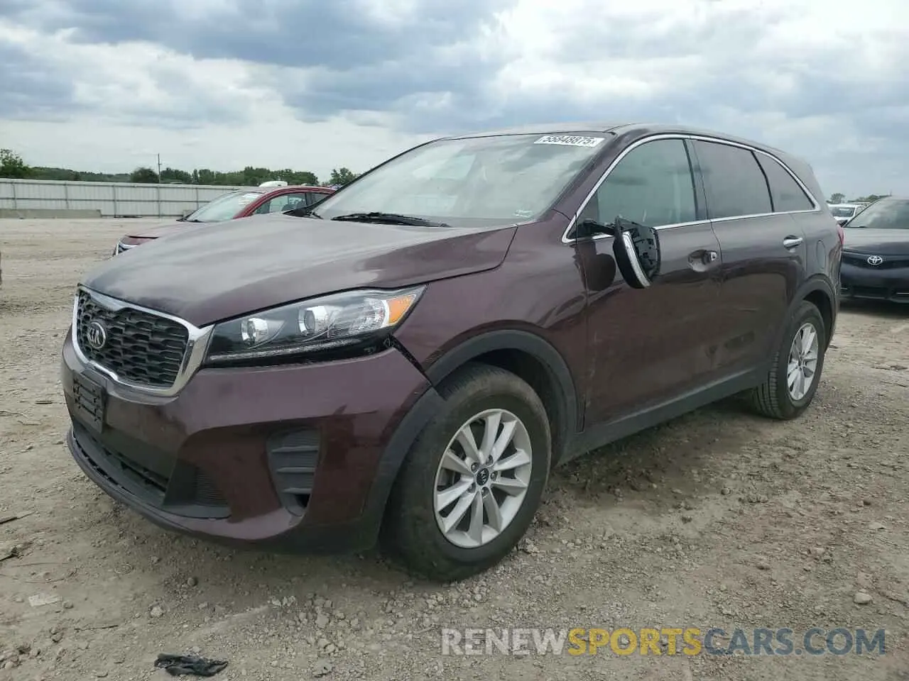 1 Photograph of a damaged car 5XYPG4A56LG615016 KIA SORENTO 2020
