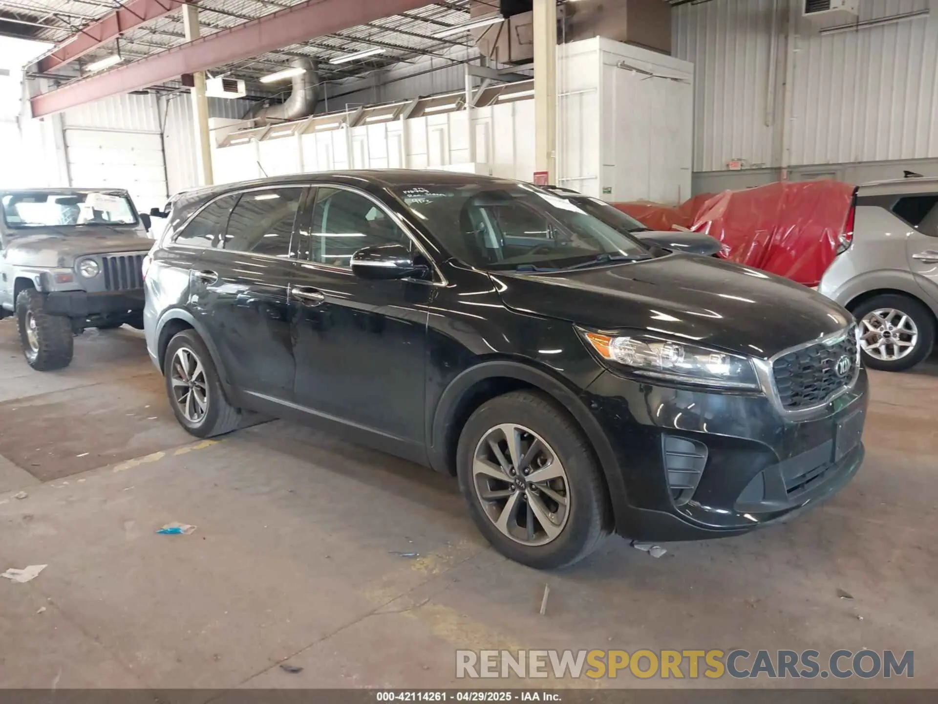 1 Photograph of a damaged car 5XYPG4A57LG620659 KIA SORENTO 2020