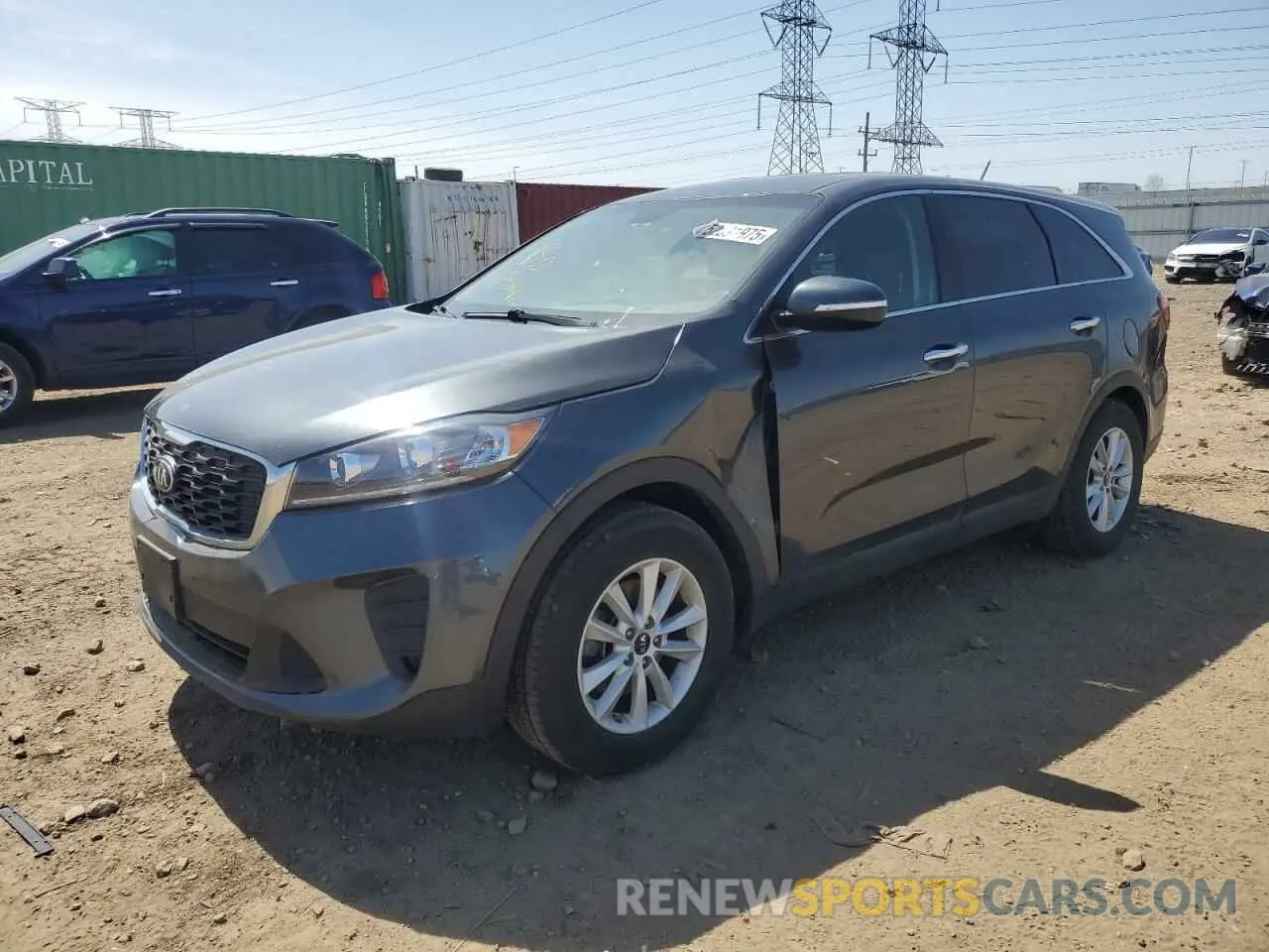 1 Photograph of a damaged car 5XYPG4A59LG607797 KIA SORENTO 2020