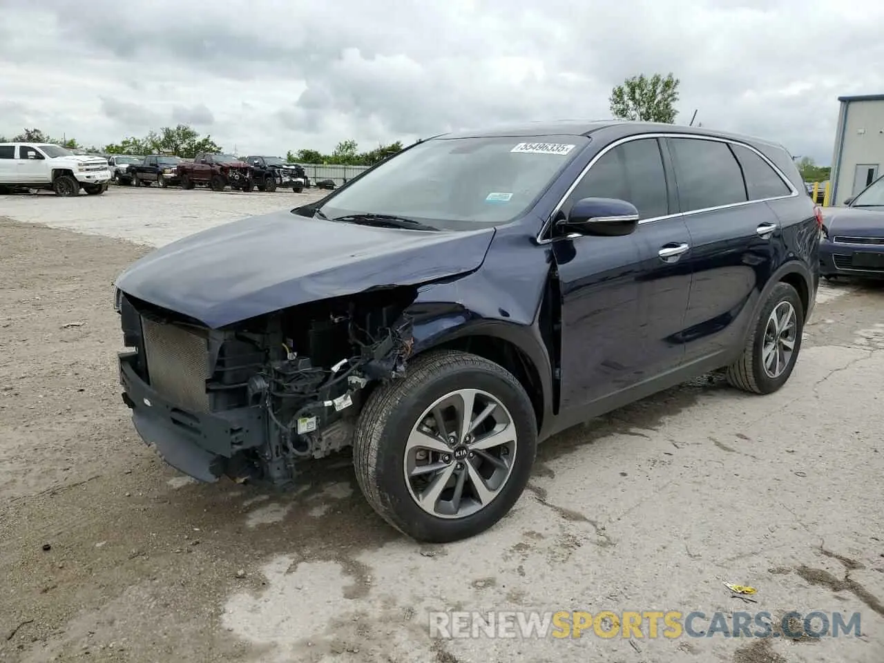 1 Photograph of a damaged car 5XYPG4A5XLG612720 KIA SORENTO 2020