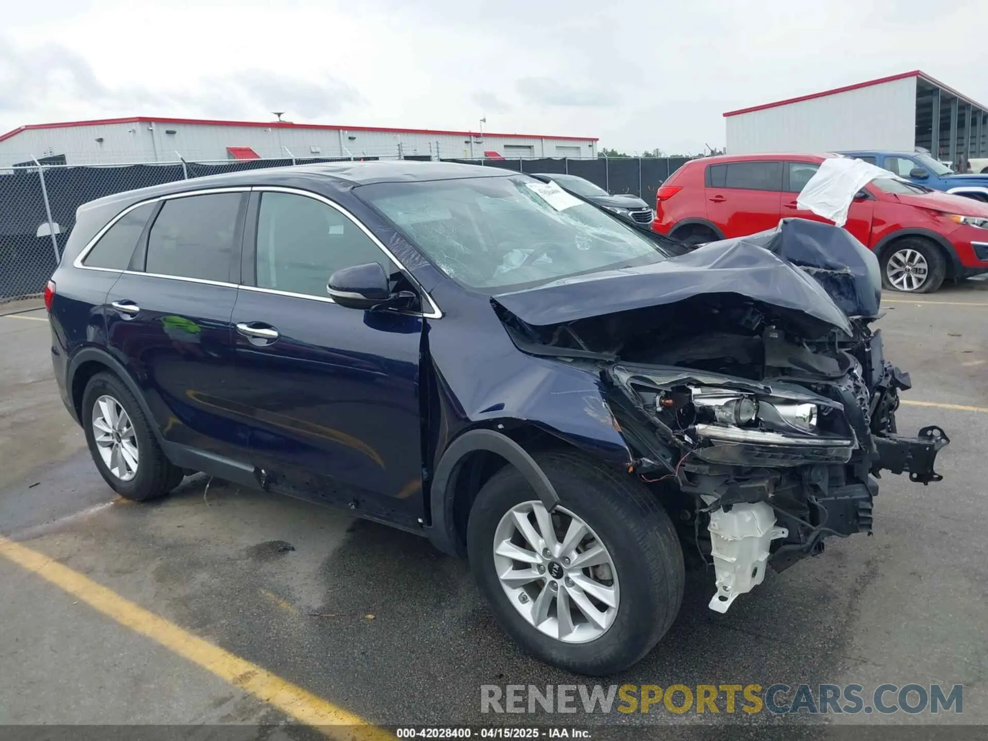 1 Photograph of a damaged car 5XYPG4A5XLG626844 KIA SORENTO 2020