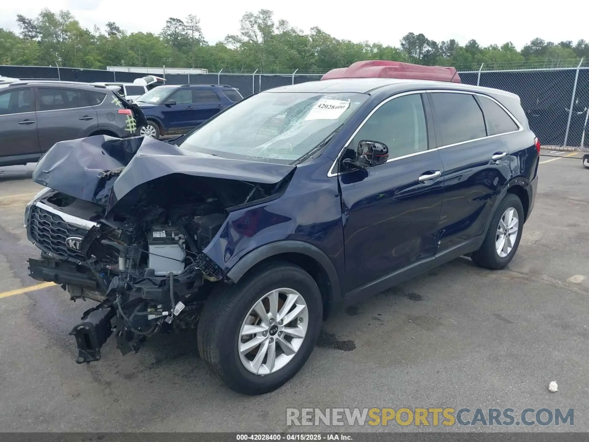 2 Photograph of a damaged car 5XYPG4A5XLG626844 KIA SORENTO 2020