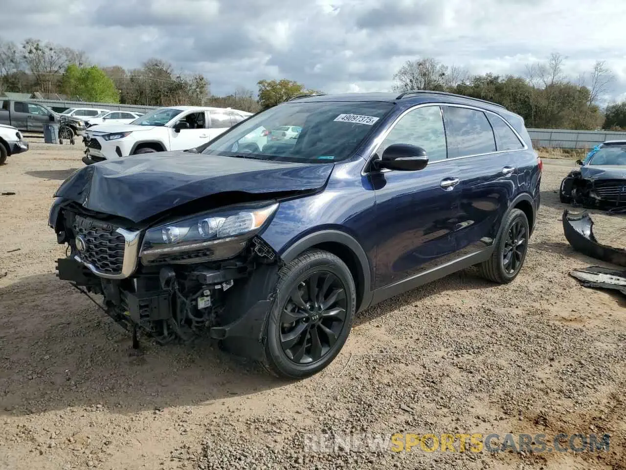 1 Photograph of a damaged car 5XYPG4A5XLG710436 KIA SORENTO 2020