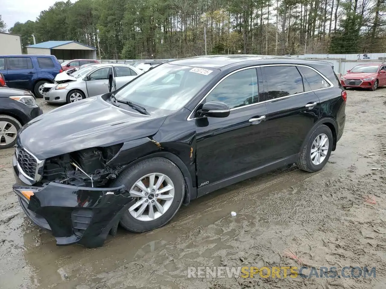 1 Photograph of a damaged car 5XYPGDA33LG660039 KIA SORENTO 2020