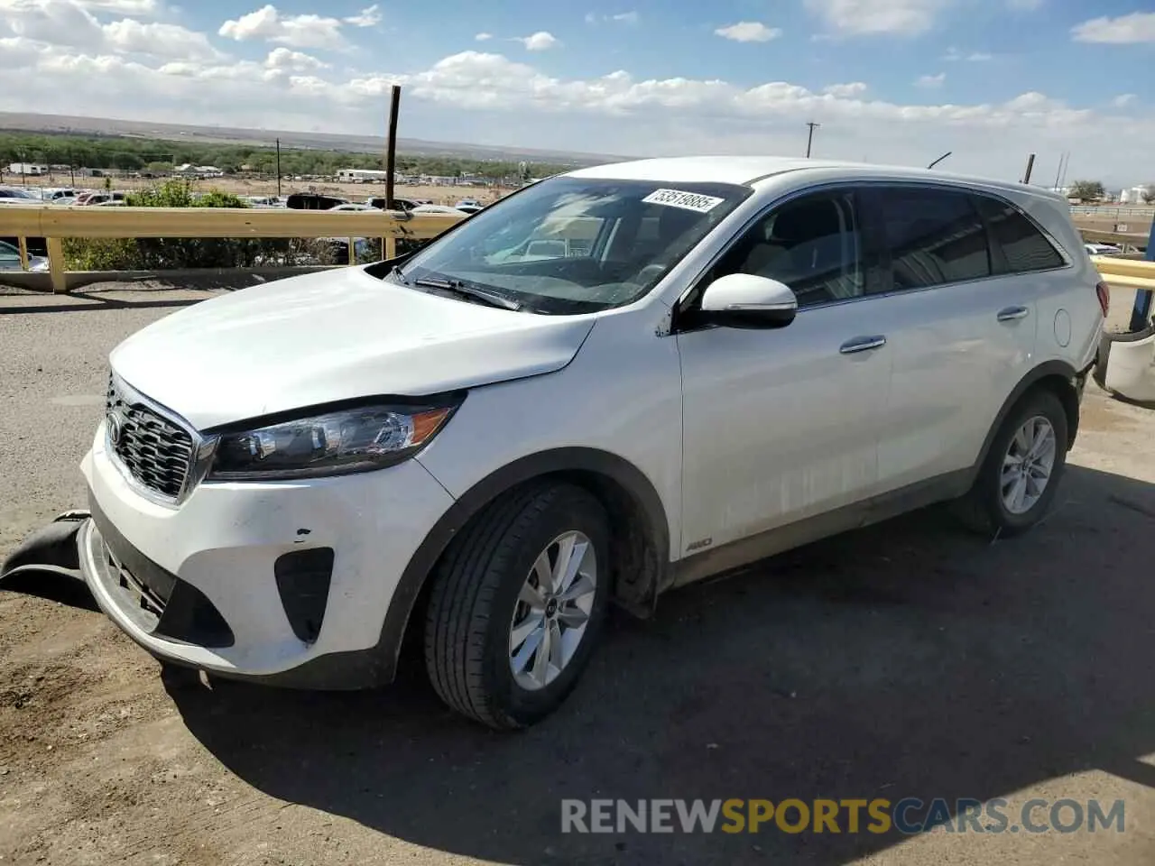 1 Photograph of a damaged car 5XYPGDA34LG676489 KIA SORENTO 2020