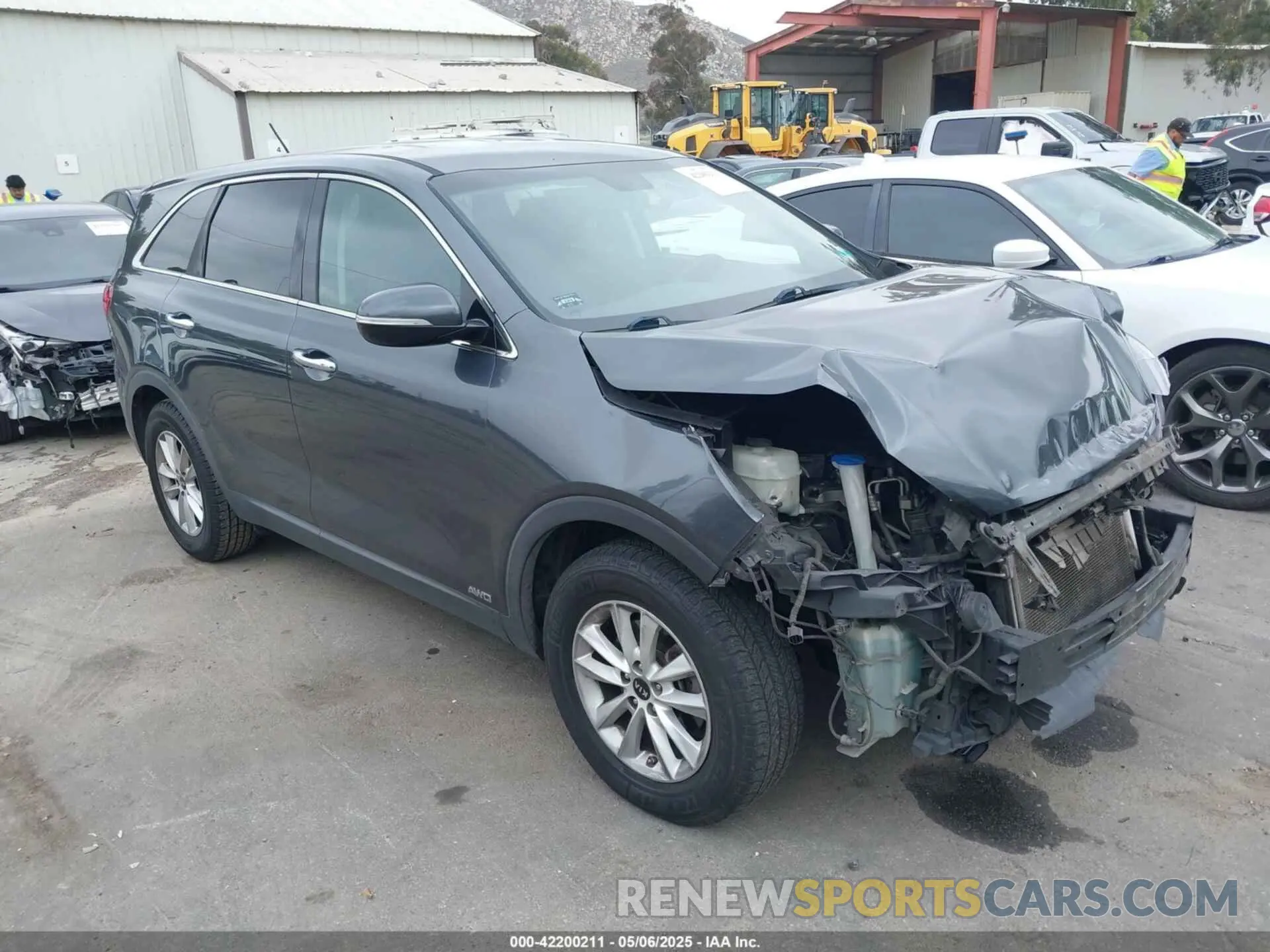 1 Photograph of a damaged car 5XYPGDA35LG663072 KIA SORENTO 2020