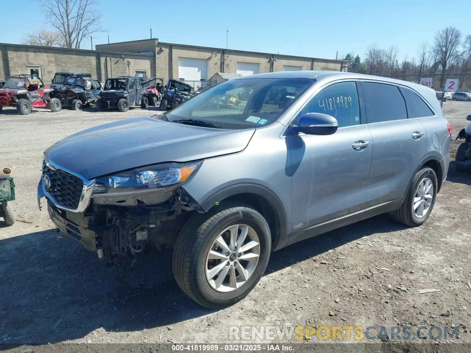 2 Photograph of a damaged car 5XYPGDA36LG635684 KIA SORENTO 2020