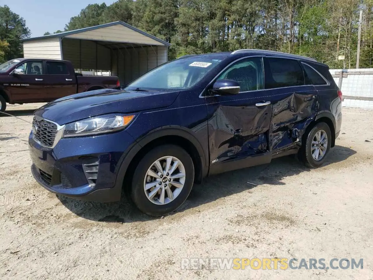 1 Photograph of a damaged car 5XYPGDA37LG650341 KIA SORENTO 2020