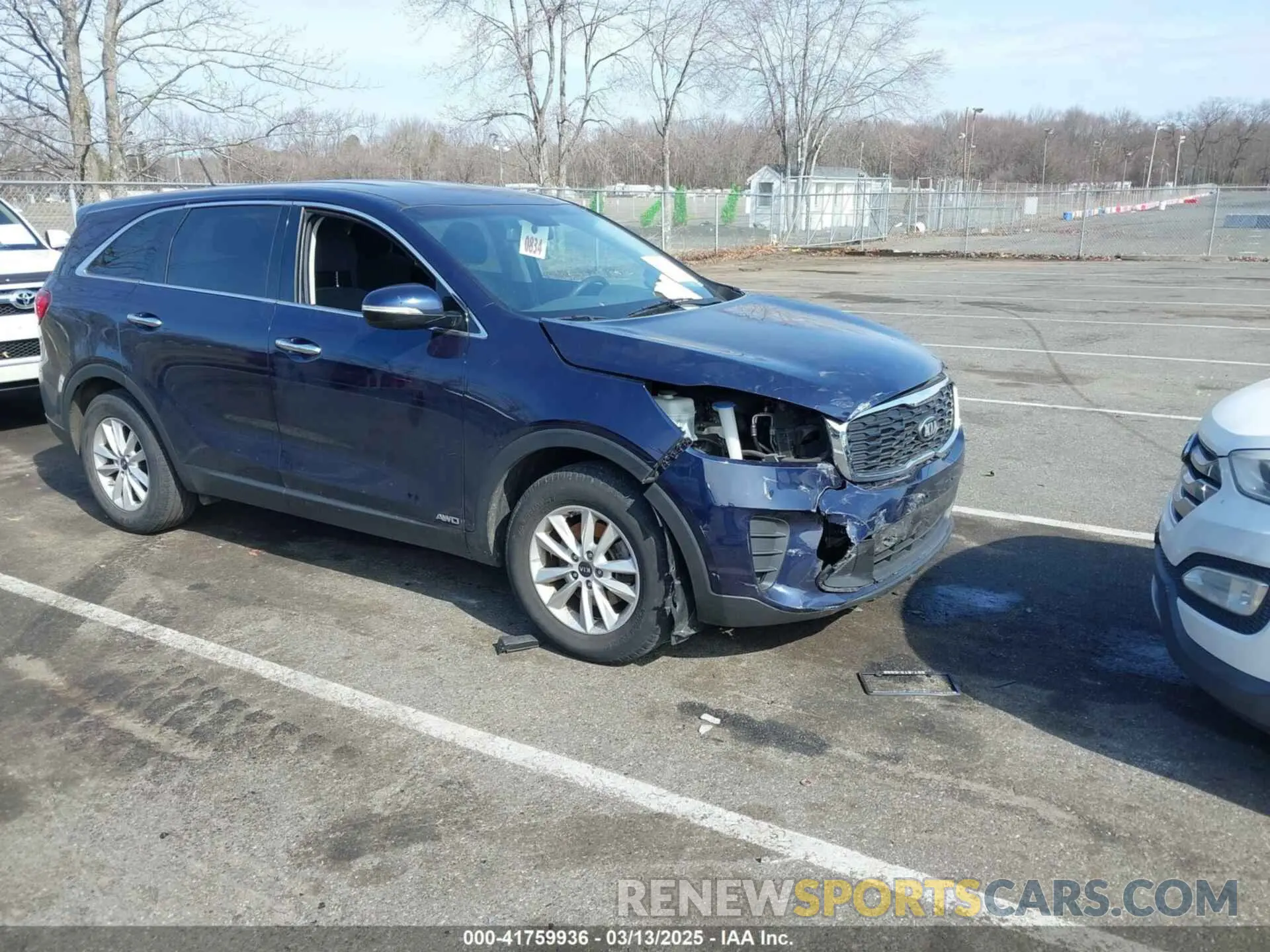 1 Photograph of a damaged car 5XYPGDA38LG627828 KIA SORENTO 2020
