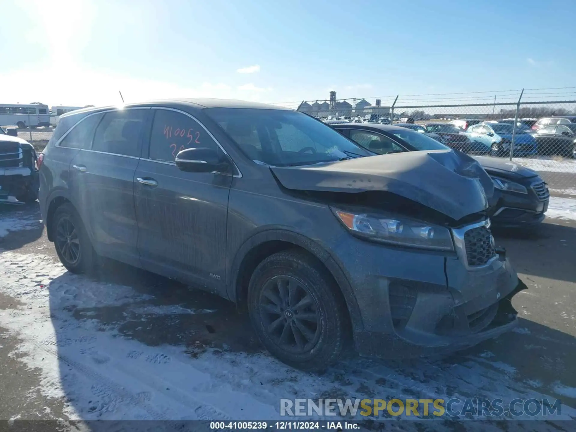 1 Photograph of a damaged car 5XYPGDA39LG664676 KIA SORENTO 2020