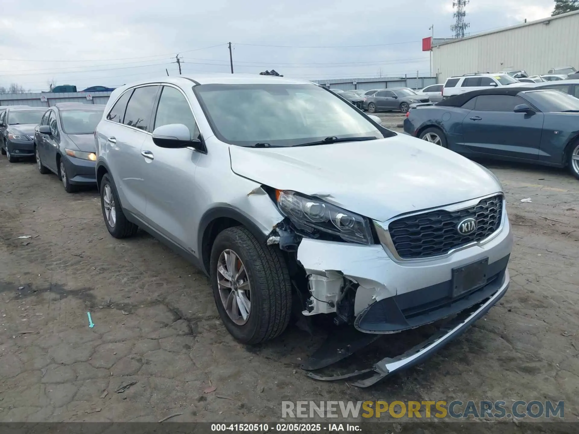 1 Photograph of a damaged car 5XYPGDA50LG619045 KIA SORENTO 2020