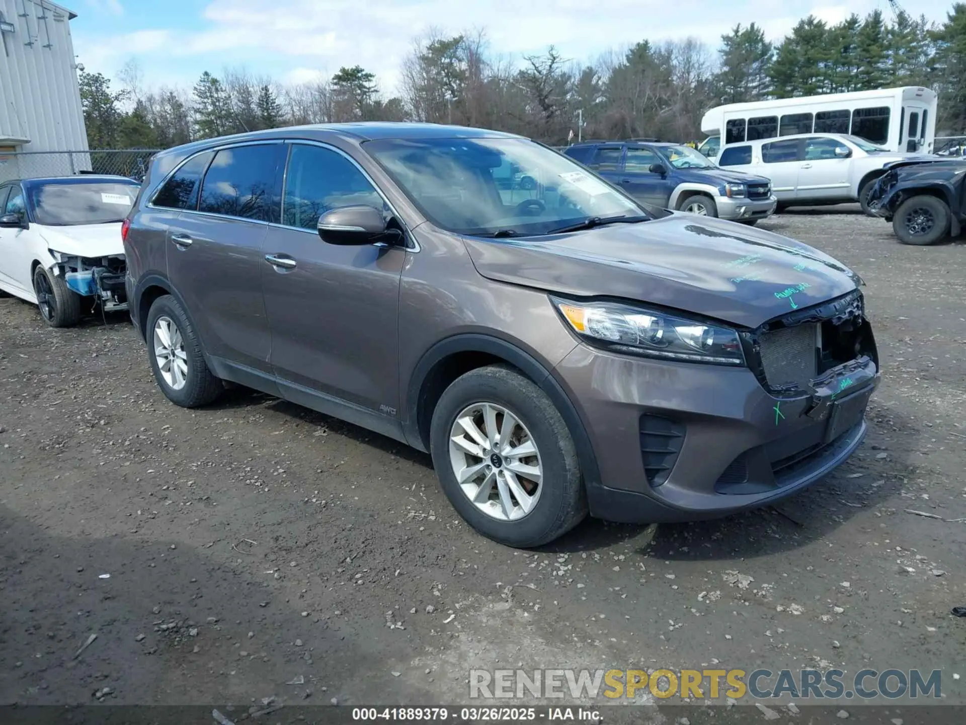 1 Photograph of a damaged car 5XYPGDA50LG620521 KIA SORENTO 2020