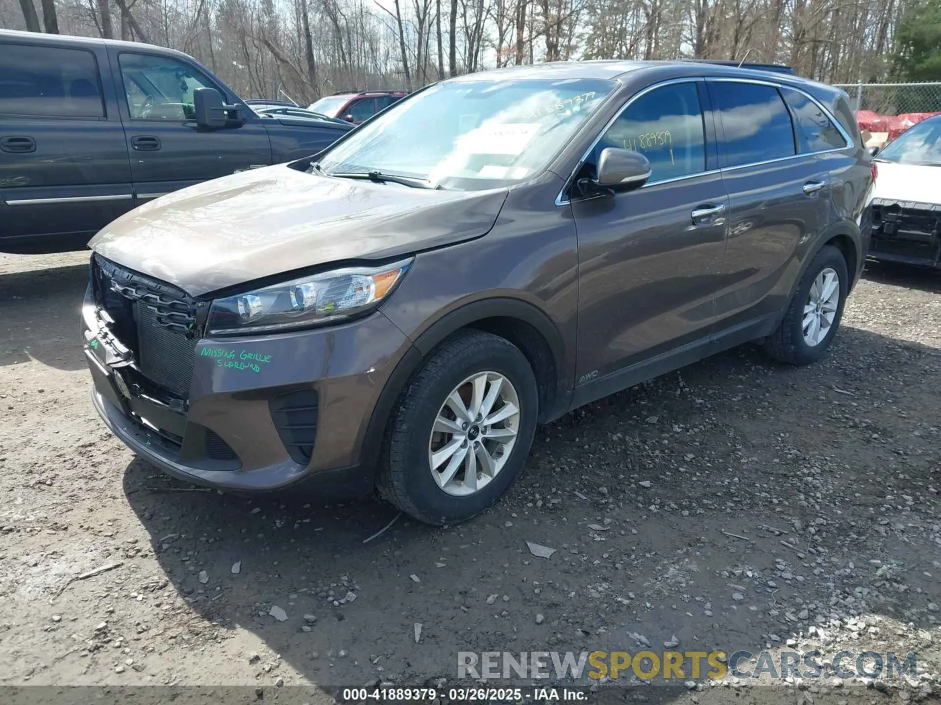 2 Photograph of a damaged car 5XYPGDA50LG620521 KIA SORENTO 2020