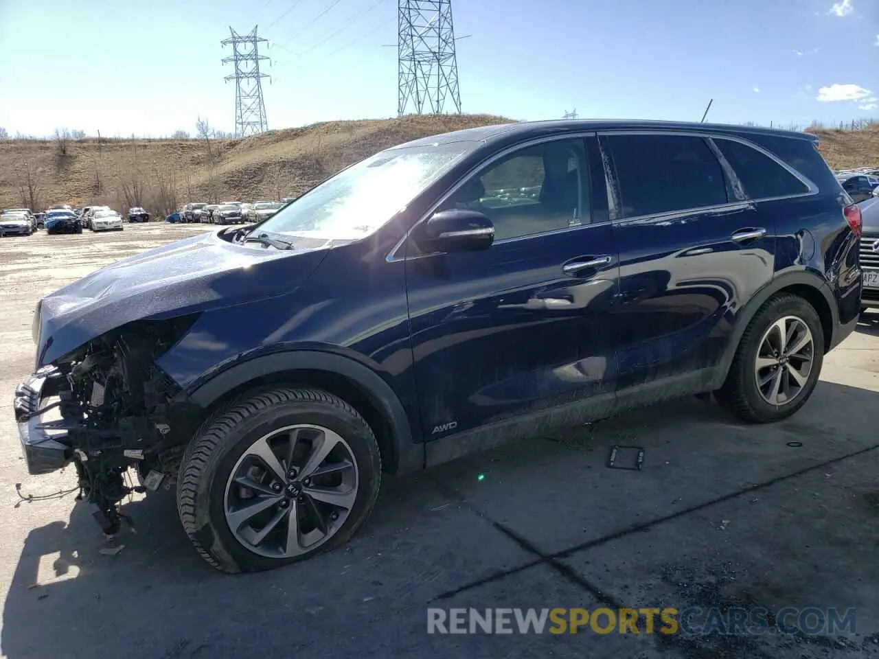1 Photograph of a damaged car 5XYPGDA51LG690867 KIA SORENTO 2020