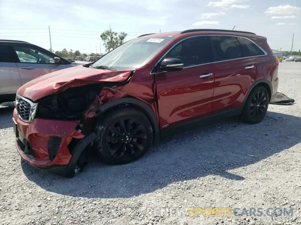 1 Photograph of a damaged car 5XYPGDA53LG662195 KIA SORENTO 2020