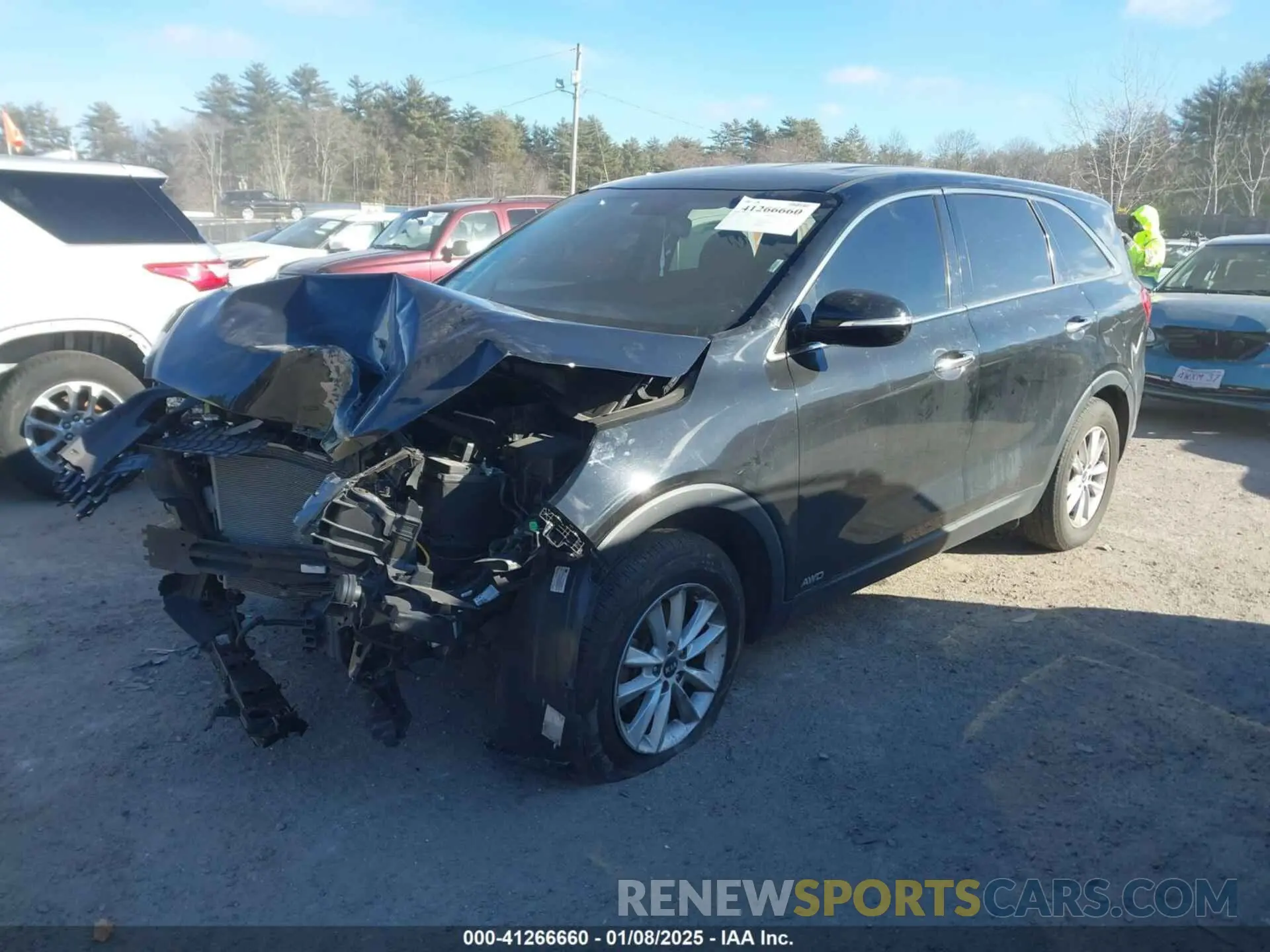 2 Photograph of a damaged car 5XYPGDA54LG619310 KIA SORENTO 2020