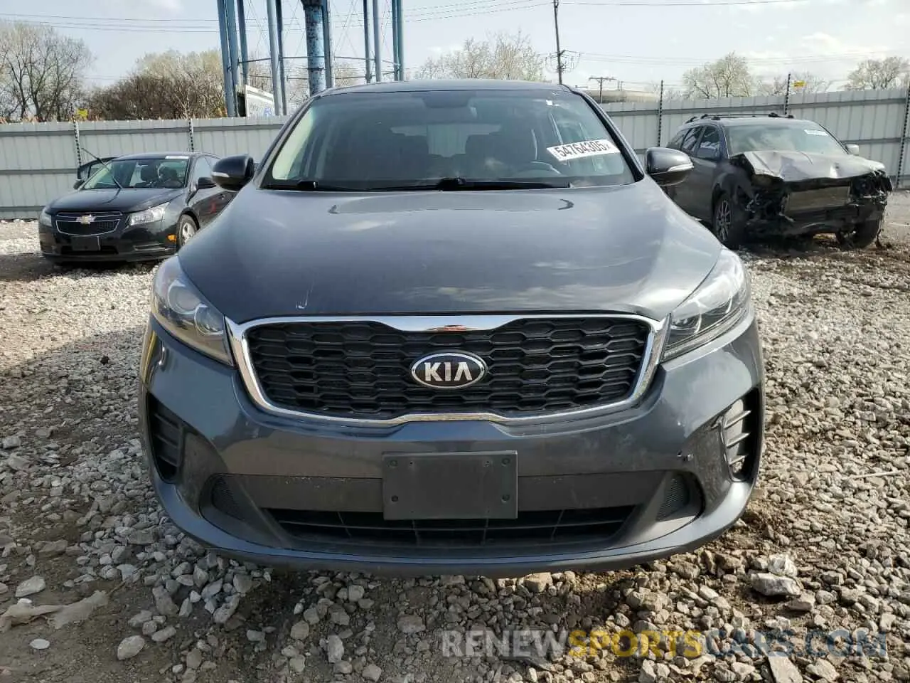 5 Photograph of a damaged car 5XYPGDA55LG692363 KIA SORENTO 2020