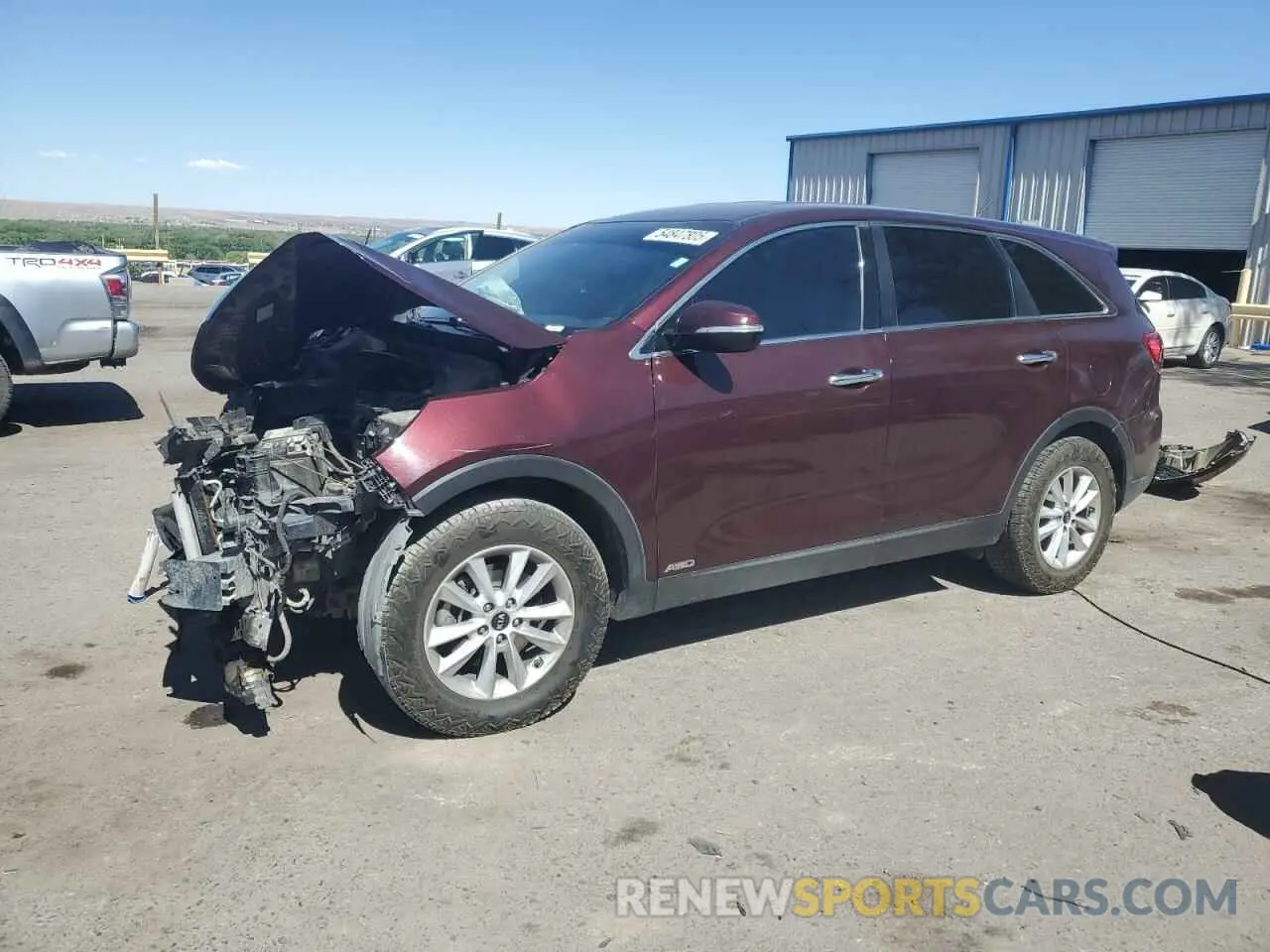 1 Photograph of a damaged car 5XYPGDA58LG618600 KIA SORENTO 2020