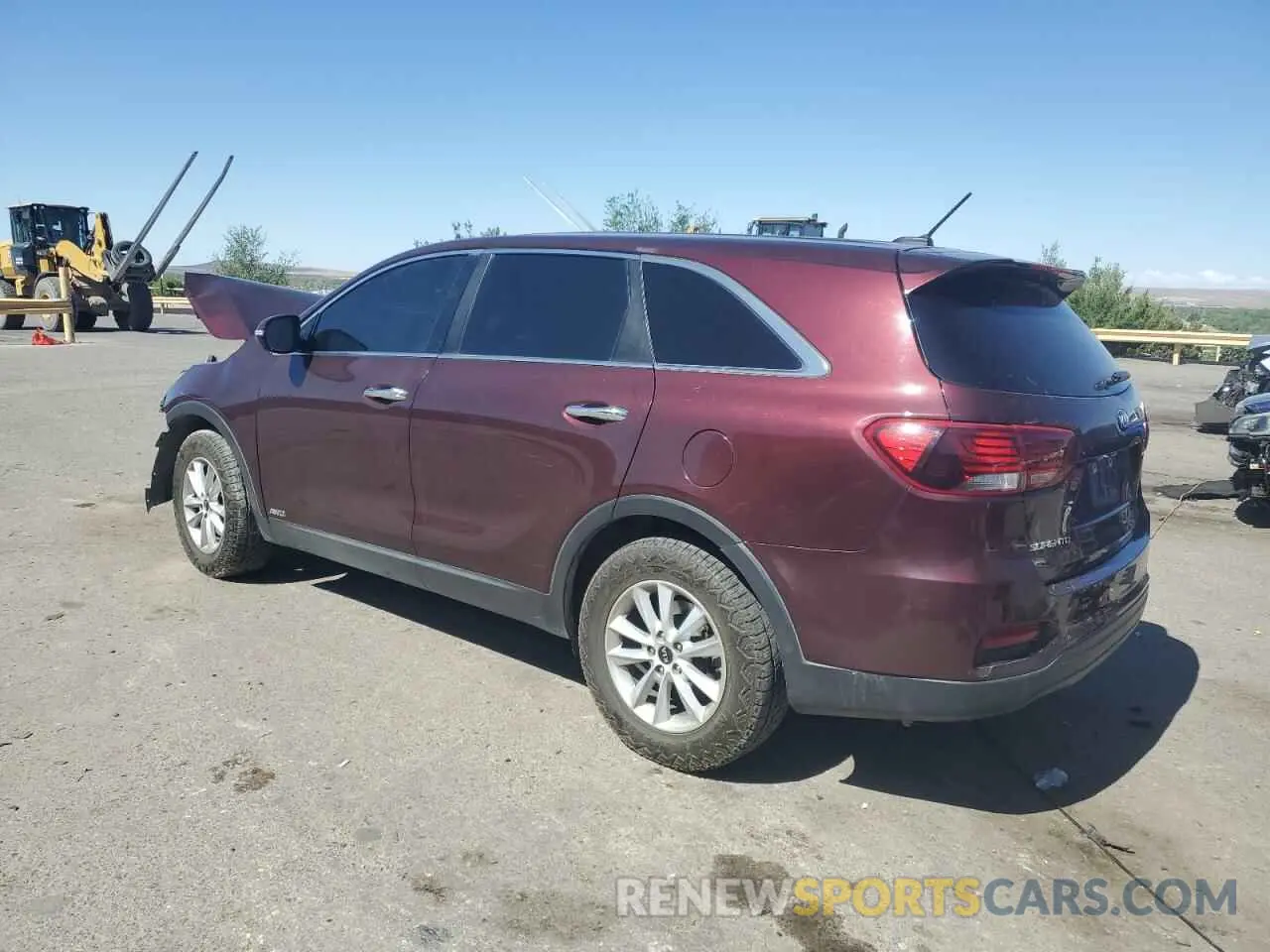 2 Photograph of a damaged car 5XYPGDA58LG618600 KIA SORENTO 2020