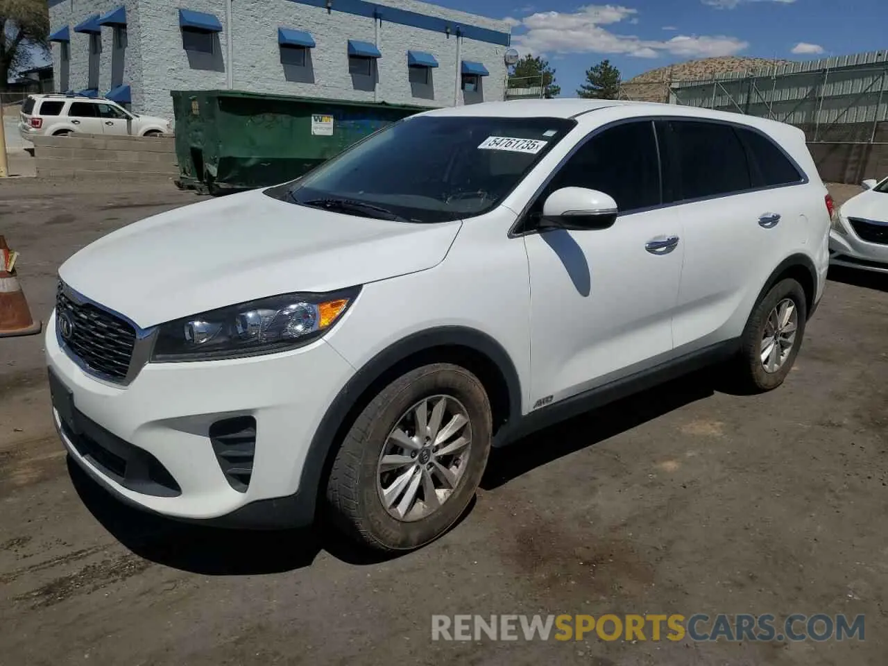 1 Photograph of a damaged car 5XYPGDA59LG619478 KIA SORENTO 2020