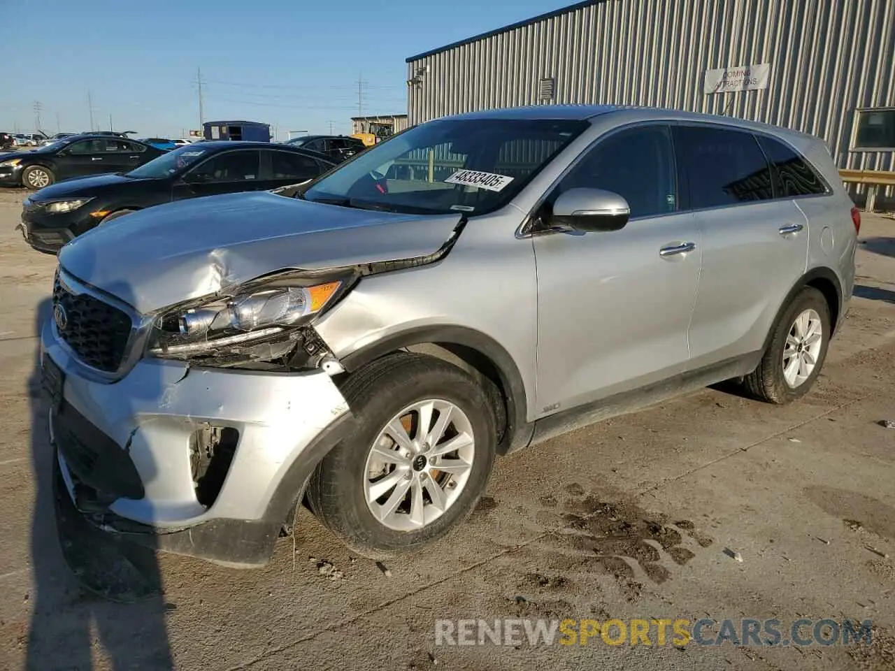 1 Photograph of a damaged car 5XYPGDA5XLG620493 KIA SORENTO 2020
