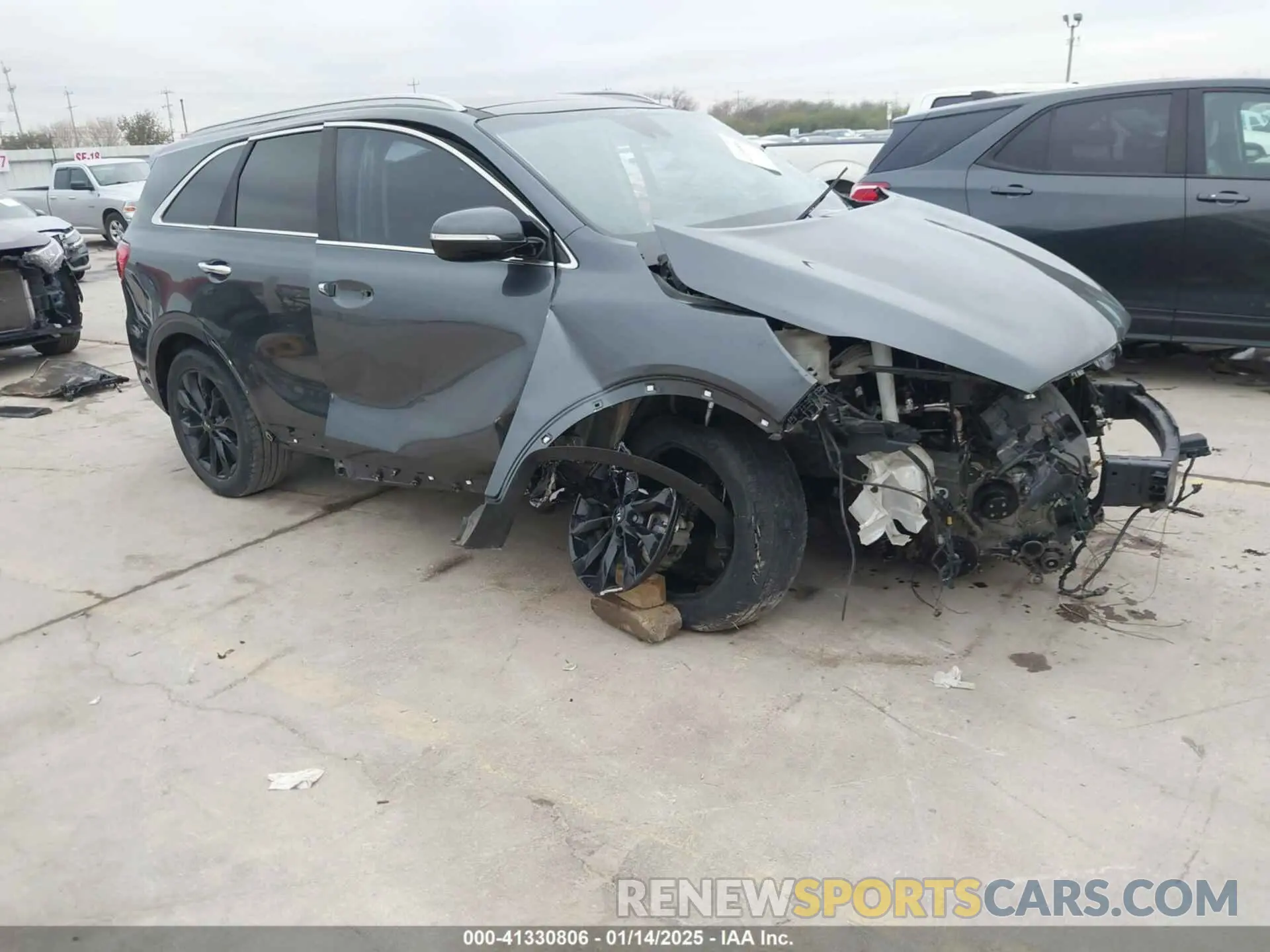 1 Photograph of a damaged car 5XYPH4A50LG666153 KIA SORENTO 2020