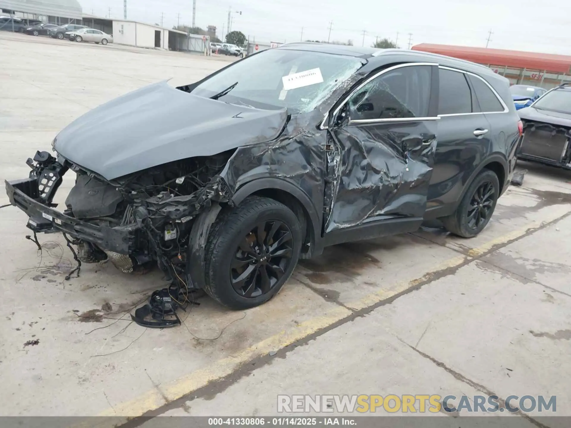 2 Photograph of a damaged car 5XYPH4A50LG666153 KIA SORENTO 2020