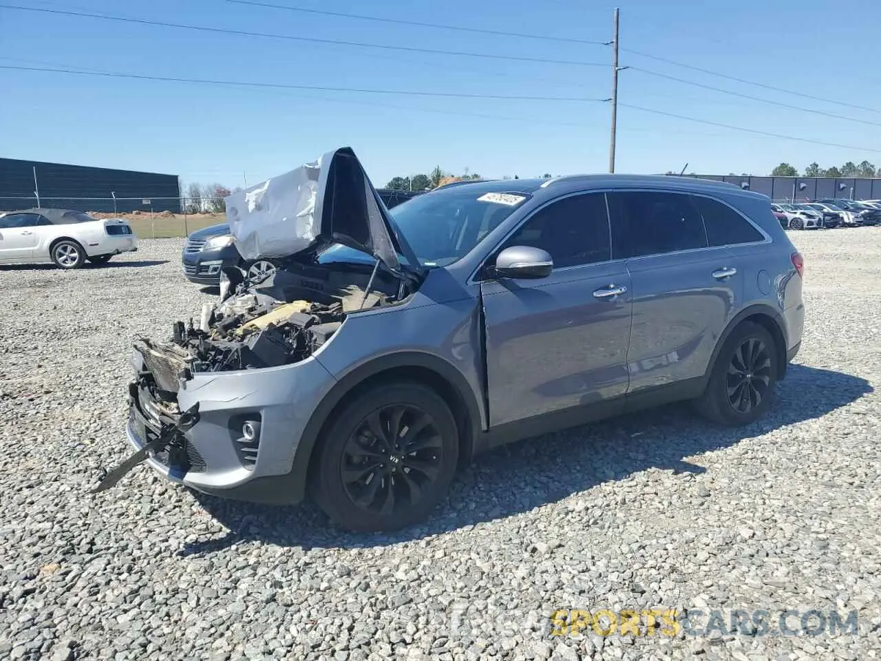 1 Photograph of a damaged car 5XYPH4A51LG706272 KIA SORENTO 2020