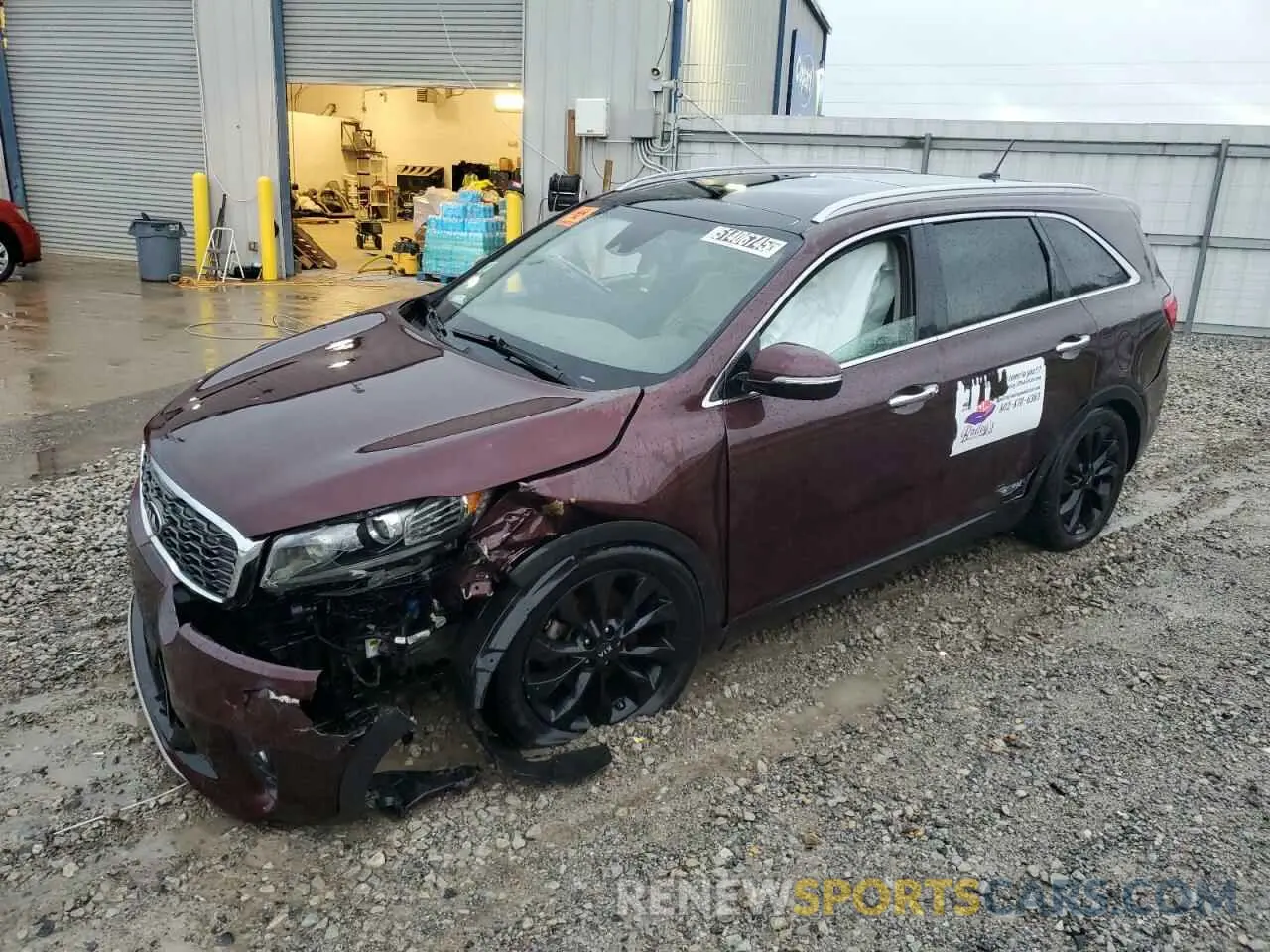1 Photograph of a damaged car 5XYPH4A57LG693432 KIA SORENTO 2020